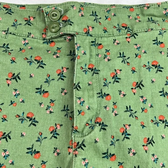 Sanctuary Sz 31 Green Floral Shorts - Picture 4 of 14